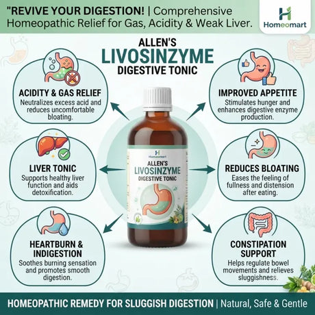 natural digestive tonic for constipation, tonic for sluggish digestion, medicine for intestinal fermentation, homeopathic remedy for sour belching, digestive tonic for flatulence, medicine for hyperacidity and gas, liver support tonic for digestive weakness,