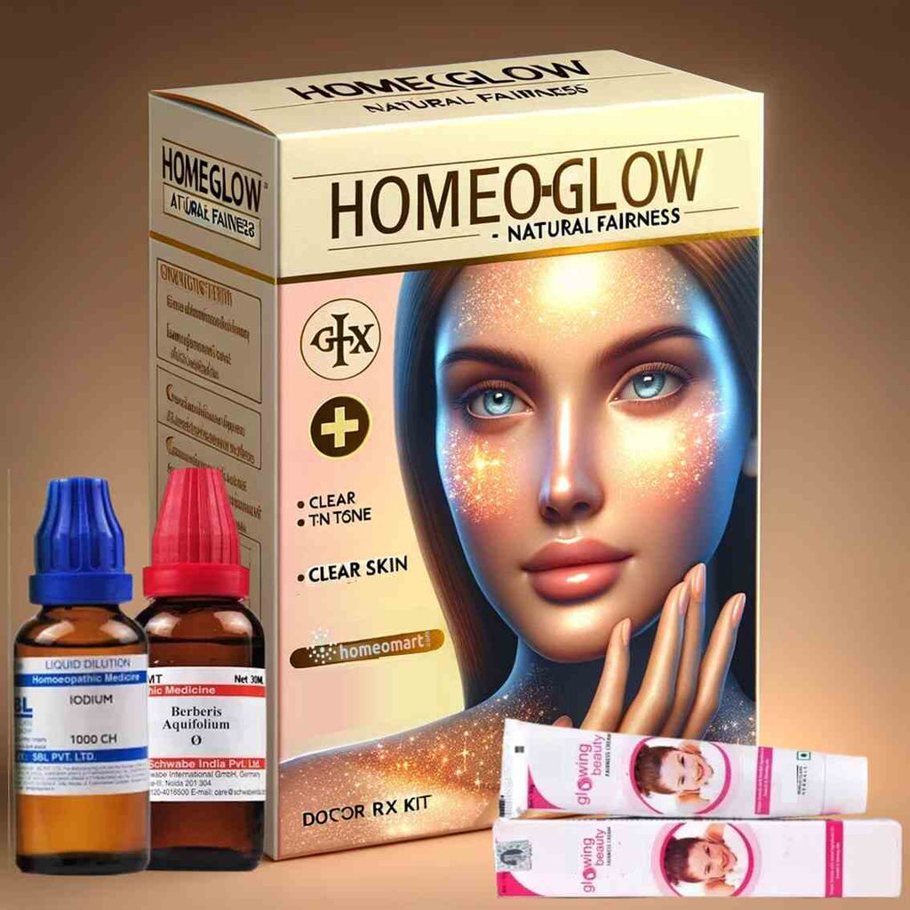 HomeoGlow homeopathy skin fairness treatment at home