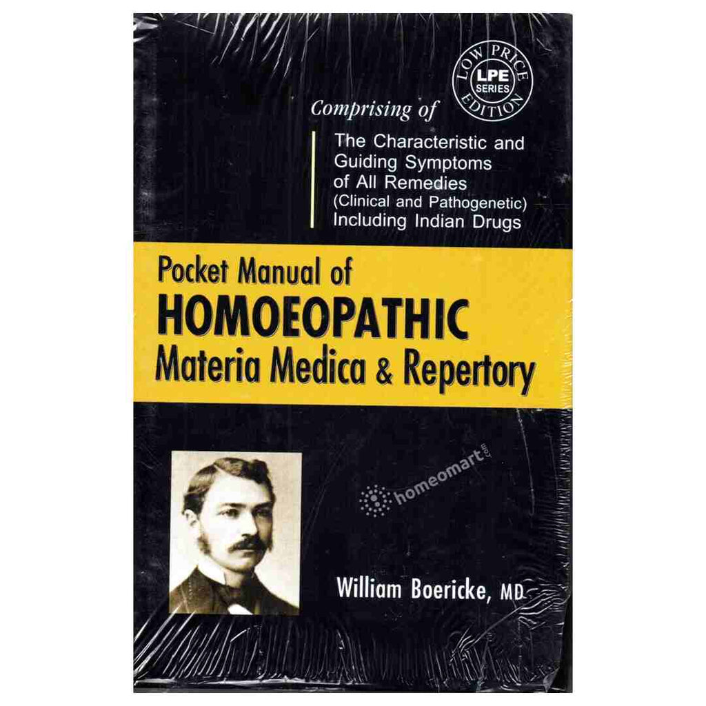 Homoeopathic Materia Medica & Repertory - pocket manual by William Boericke