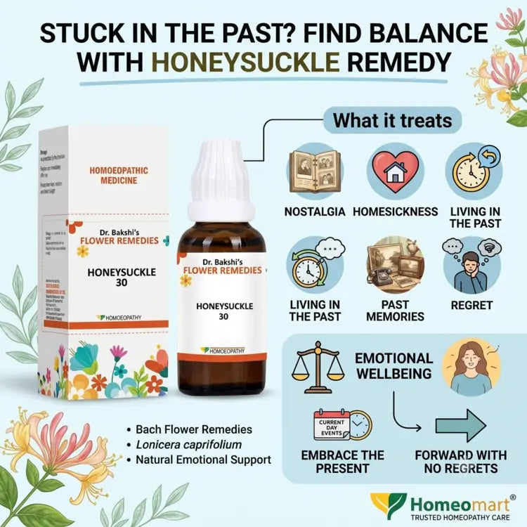 bach-flower, honeysuckle, honeysuckle-remedy, bach-remedies, bach-flower-remedy, lonicera-caprifolium, nostalgia, homesickness, living-in-the-past, past-memories, regret, emotional-wellbeing, flower-remedy, bach-flower-india
