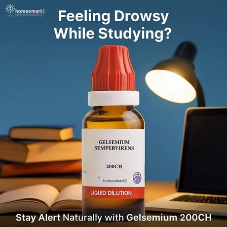 Homeopathy remedy to  avoid sleepiness while studying 
