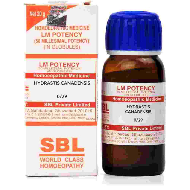 Hydrastis Canadensis Homeopathy LM Potency Dilution