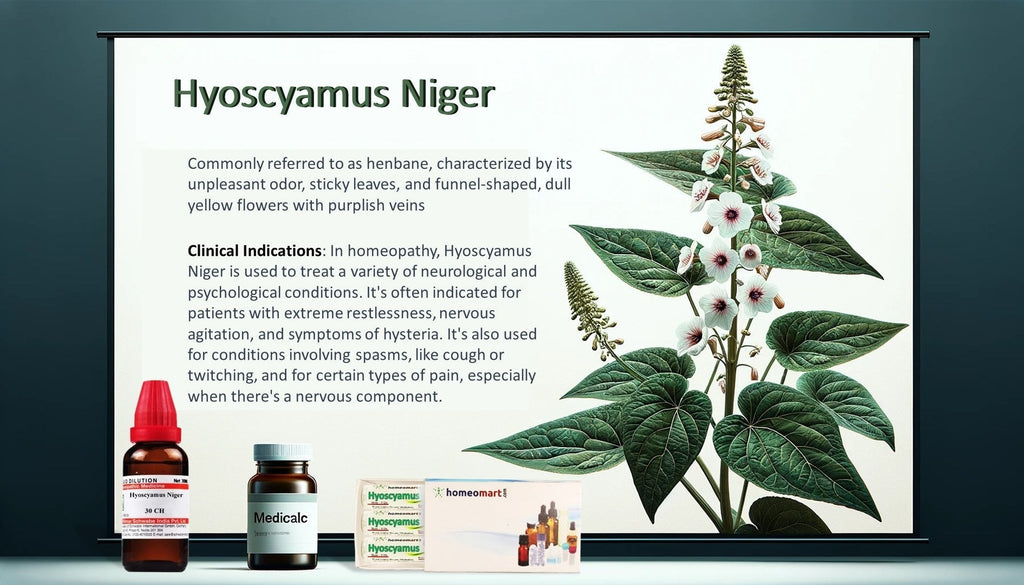 German Hyoscyamus Niger Homeopathy Dilution 6C, 30C, 200C, 1M, 10M, 50M, CM