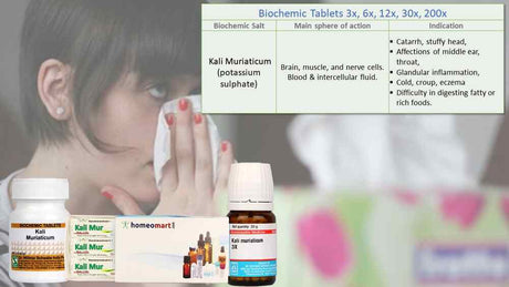 biochemic tablet kali muriaticum uses benefits