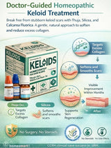 keloid scar treatment homeopathy, natural scar removal, Thuja for keloids, Silicea scar remedy, Calcarea fluorica benefits,