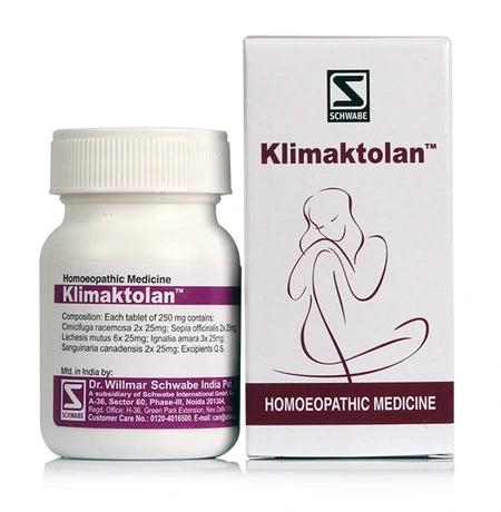 Non-hormonal menopause support with Klimaktolan. Eases hot flushes, mood swings & insomnia with ingredients like Sepia & Cimicifuga. Safe & effective.