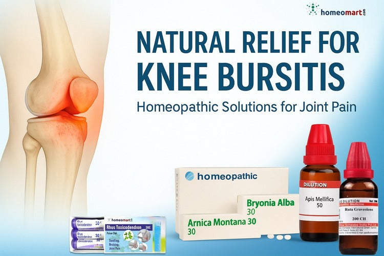 safest side effect free way to cure knee bursitis