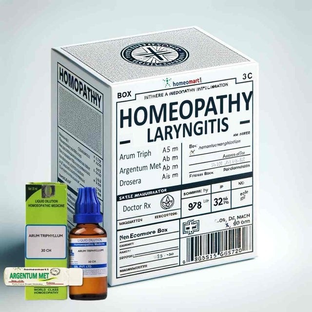 Laryngitis treatment homeopathy medicines kit