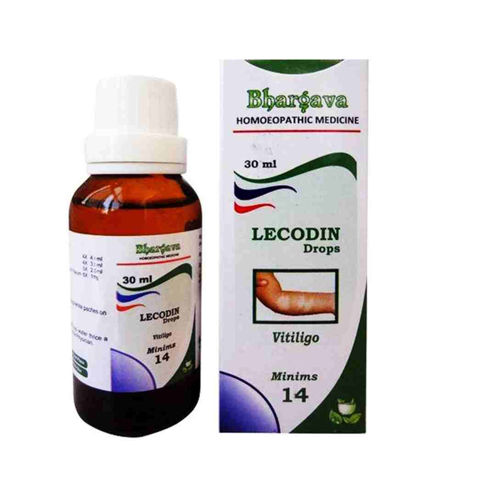 Bhargava No 14 Lecodin drops vitiligo homeopathy drops