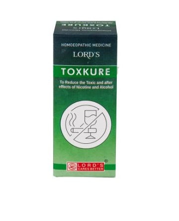 Lords Toxkure drops for Smoking cessation, Alcoholism