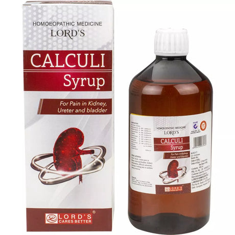 Lord’s Calculi Syrup for kidney stones, Lord’s Calculi Syrup for renal colic, homeopathic syrup for kidney stones, homeopathic support for renal calculi, homeopathic medicine for renal colic, homeopathic support for painful urination, homeopathic support for burning urination, syrup for urinary crystal deposits,