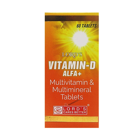 Homeopathy Lords Vitamin D Alfa + Multivitamin & Multimineral Tablets