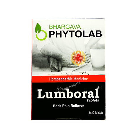 Bhargava Lumboral Homeopathy Tablets for Back Pain Relief