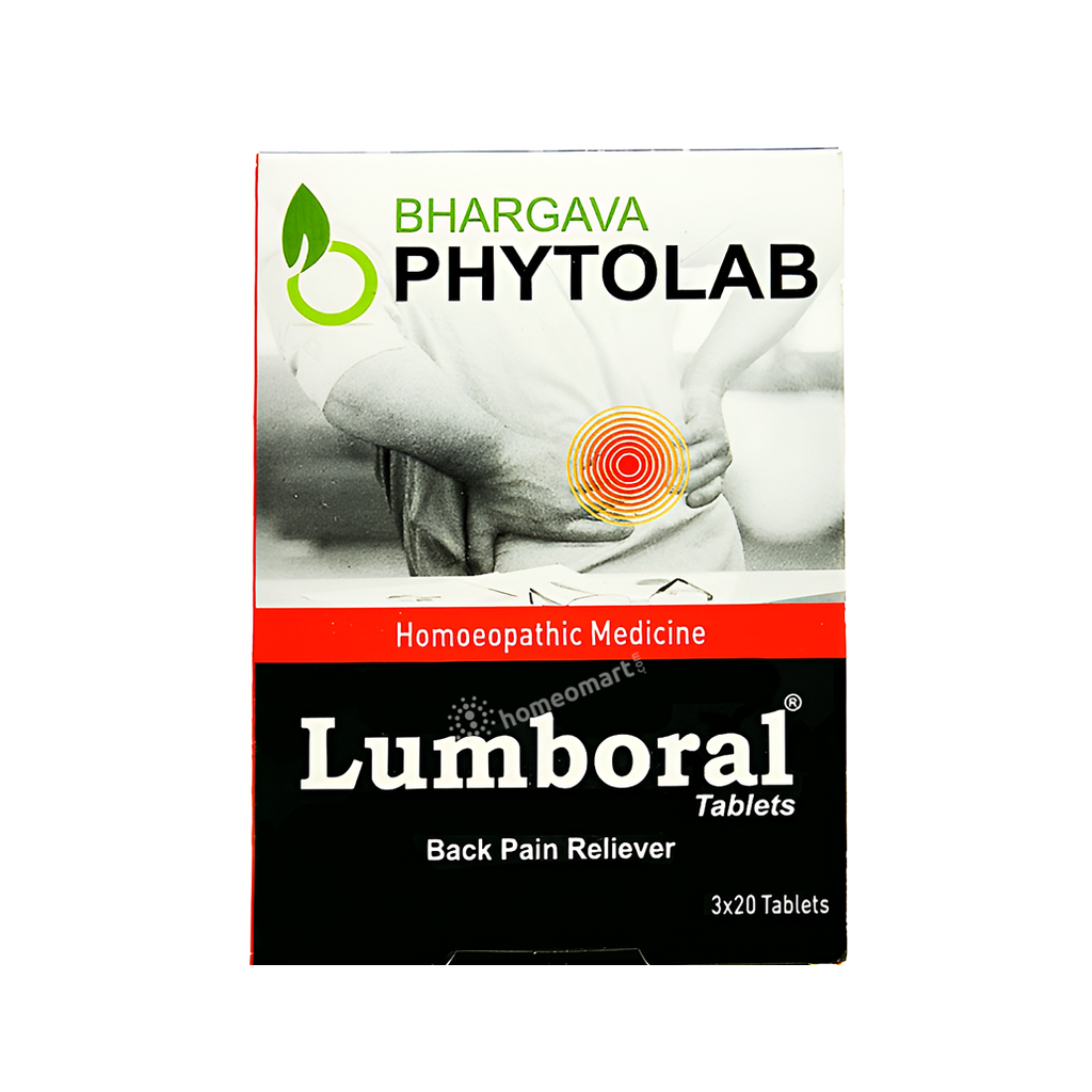 Bhargava Lumboral Homeopathy Tablets for Back Pain Relief