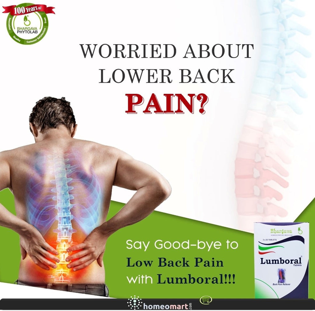 back pain relief medicine homeopathic