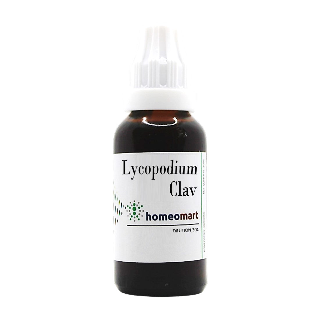 Homeomart Lycopodium Clavatum Dilution in 6C, 30C, 200C, 1M, 10M potency