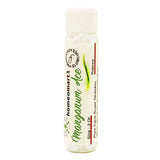 Bottle of Homeopathy Globules with Label on White Background