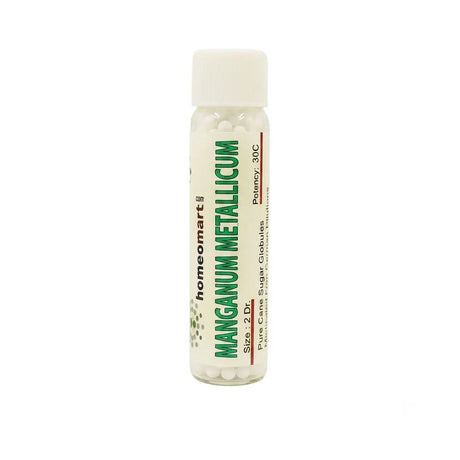 Manganum Metallicum Homeopathy 2 Dram Pills 6C, 30C, 200C, 1M
