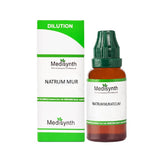 Medisynth Natrum Muriaticum Homeopathy Dilution in 6C, 30C, 200C, 1M, 10M, 50M