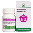 Schwabe Millefolium Pentarkan tablet, homeopathy for Excessive Uterine Bleeding