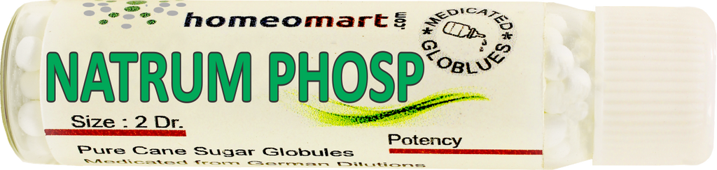 Natrum Phosphoricum 2 Dram Homeopathy Pills 6C, 30C, 200C, 1M, 10M