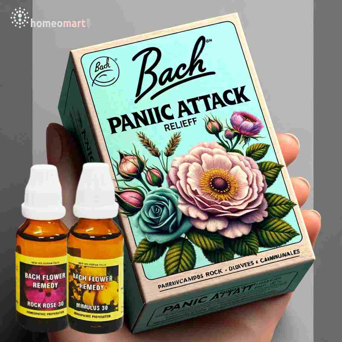 Bach Flower Panic Attack Relief Kit – Natural, Safe & Non-Habit Forming Remedy