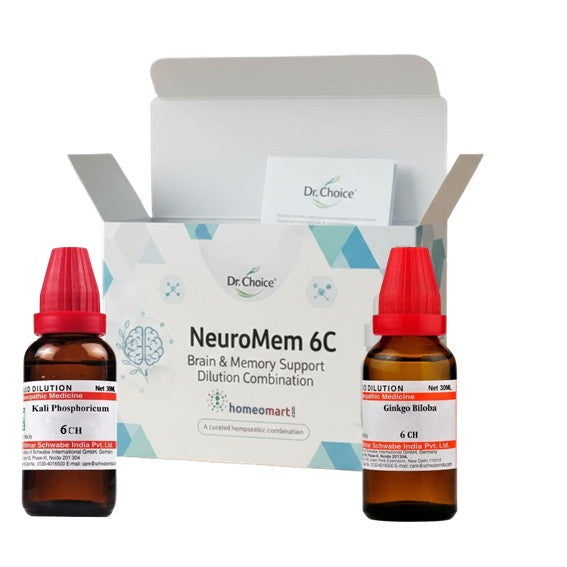 Dr. Choice NeuroMem 6C – Homeopathic Brain & Memory Support Dilution Combination
