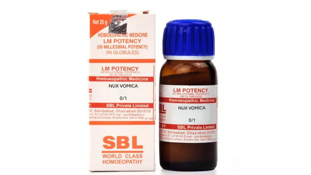 Nux Vomica Homeopathy LM Potency Dilution in 01 to 30