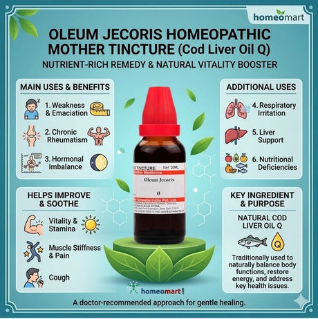 leum Jecoris for weakness, Oleum Jecoris for cough, Oleum Jecoris tonic, homeopathic cod liver oil drops, Oleum Jecoris for hormonal imbalance, Oleum Jecoris for emaciation, buy Oleum Jecoris Q online
