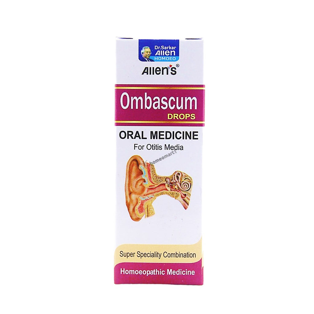Allen's Obmascum Oral Drops - Natural Earache Relief & Ear Health Support