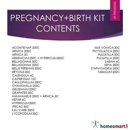 Pregnancy Care Kit – 29 Remedies for Pregnancy & Postpartum Support