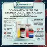 Dr. Reckeweg R14 Quieta Pain Insomnia Relief Combo with Mag Phos for muscle cramps sleep loss, nerve pain sleeplessness, arthritis discomfort sleep loss, and pain-related sleeplessness	