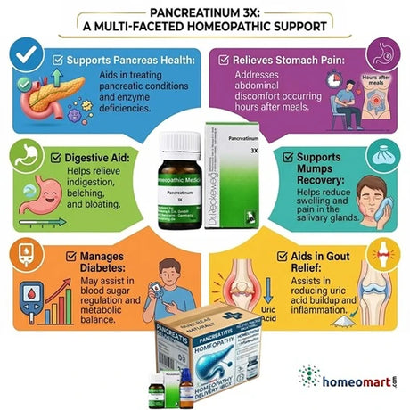 pancreatinum tablet uses, gut health tablets, metabolism support homeopathy, gout relief natural, pancreatic enzyme deficiency, homeopathic trituration tablets