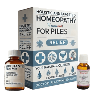 Piles pain relief homeopathy kit