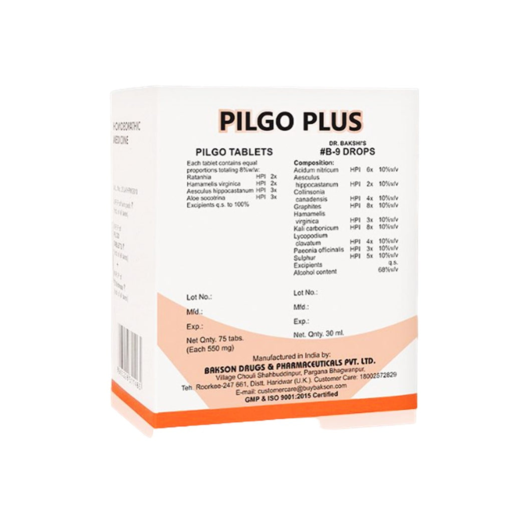Composition for Pilgo Tablets & B-9 Drops