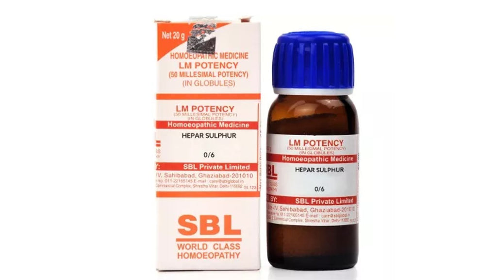 Hepar sulphur LM Potency Dilution