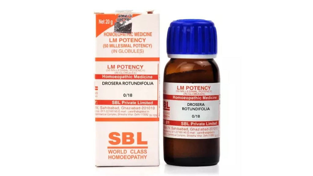 Drosera rotundifolia LM Potency Dilution