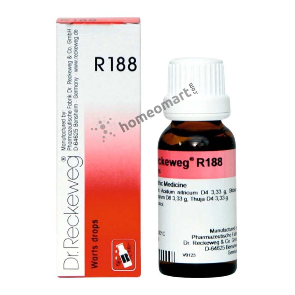 Dr. Reckeweg R188 Warts Drops: Natural and Effective Solution for Warts and Corns