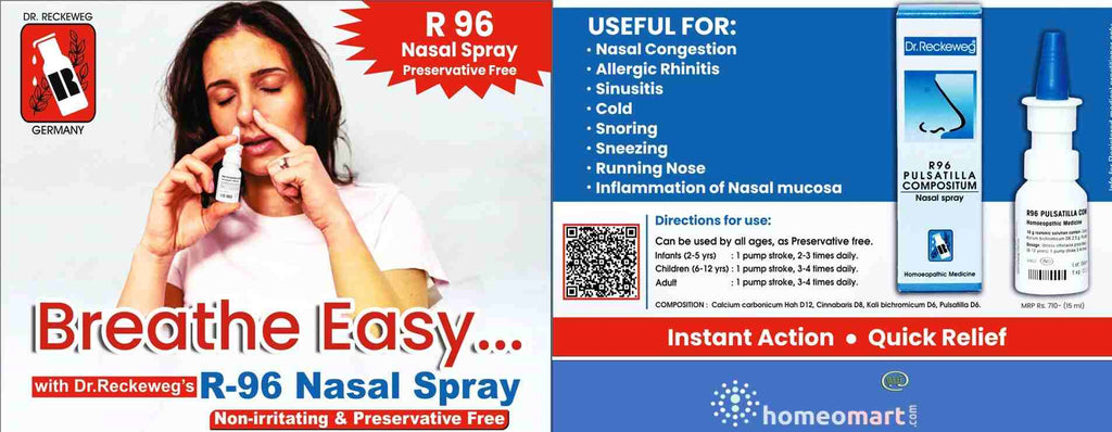 homeopathy nasal spray for nasal congestion rhinitis