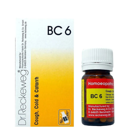 Reckeweg BC 06, Reckeweg BC 06 tablets, Reckeweg BC 06 homeopathy, Reckeweg cough and cold tablets, Reckeweg cold medicine, Reckeweg cough medicine, Reckeweg BC 06 India, Reckeweg biochemic combination, Reckeweg German homeopathy, German homeopathic medicine for cough, homeopathic cough tablets, homeopathic cold tablets
