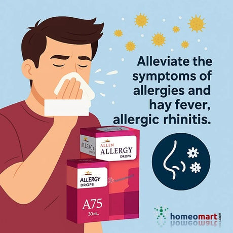 Allen A75 Homeopathic Respiratory Allergy Relief Drops