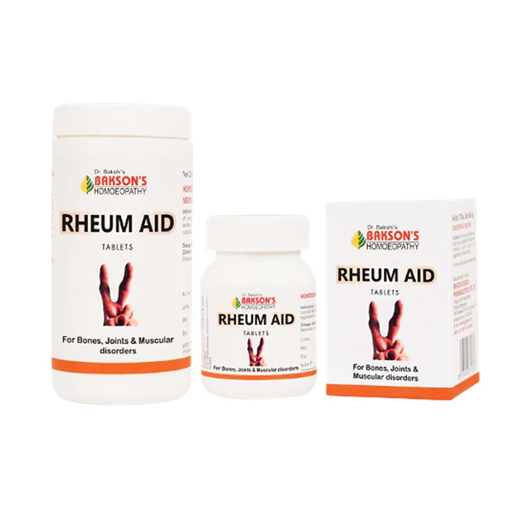 Baksons Rheum Aid Tablets for Gout, Joint Pains, Muscular Weakness