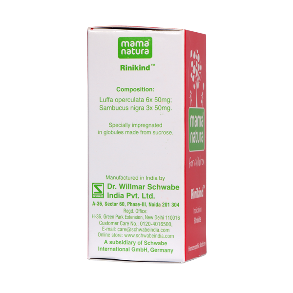 Schwabe Rinikind globules for Rhinitis, stuffy nose in children