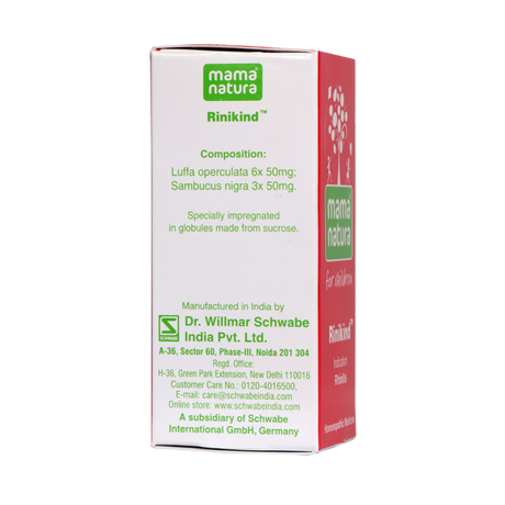 Schwabe Rinikind globules for Rhinitis, stuffy nose in children