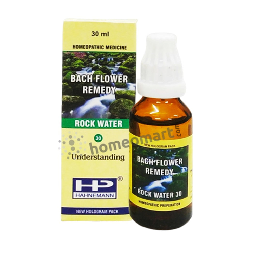 Bach flower remedy Rock Water for self repression, self perfection