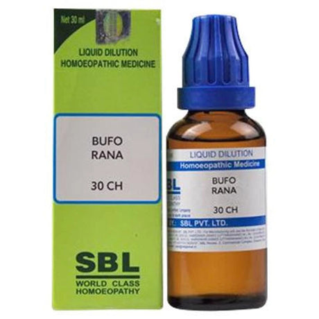 SBL Bufo Rana Homeopathy Dilution