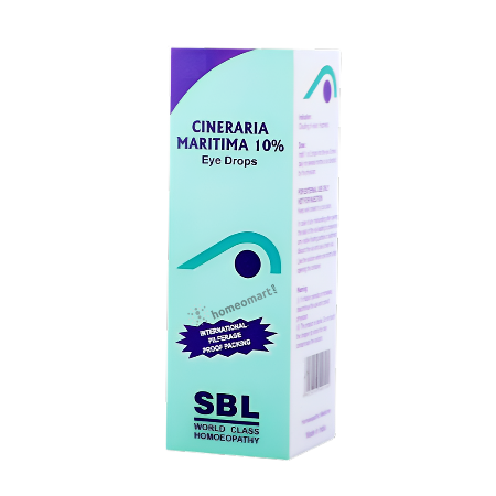 SBL Cineraria Maritima Eye Drops 10% is indicated for cataract, corneal opacities & blurry vision. Safe for long-term use. Available in 10ml pilfer-proof pack.
