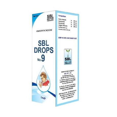 SBL Drops No. 9 packaging on a white background