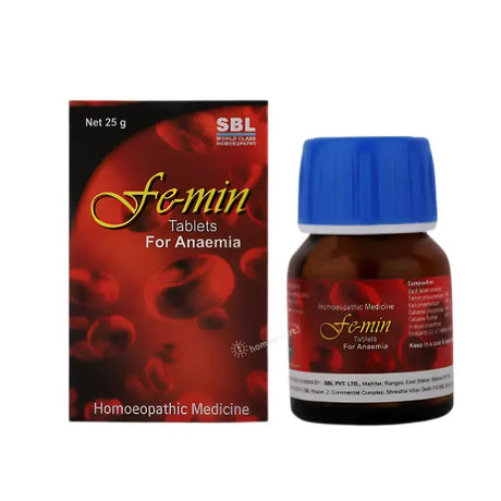 SBL Fe-min Tablets for Anaemic Conditions, iron deficiency