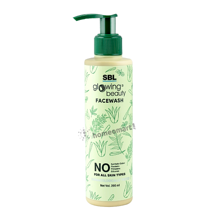 Purify, balance and brighten with SBL Glowing Beauty Face Wash. Aloe Vera, Green Tea, Neem & Tulsi clear oil, blackheads and blemishes for fresh, radiant skin.